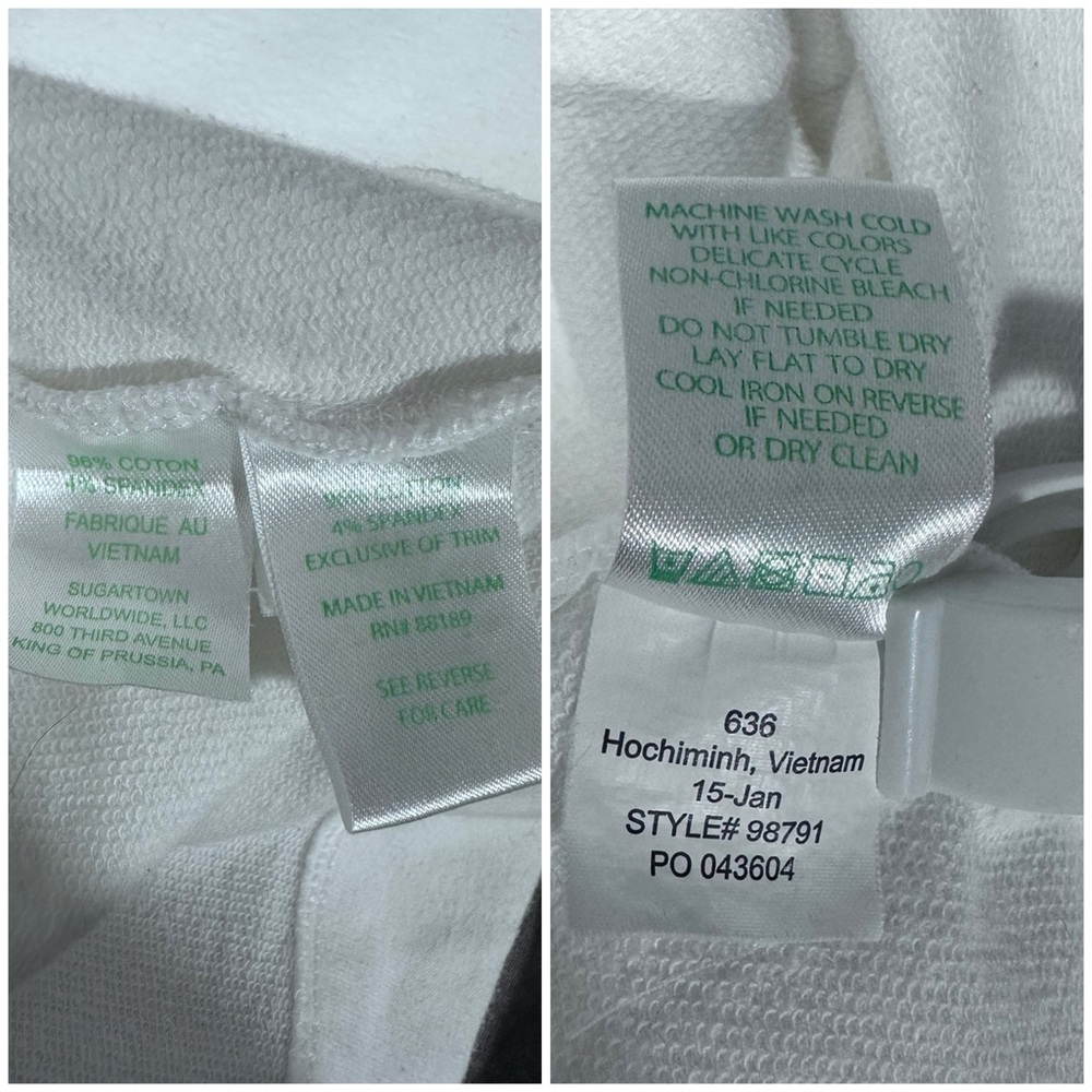 Lilly Pulitzer White 1/2 Zip [1977] - Picture 6 of 7